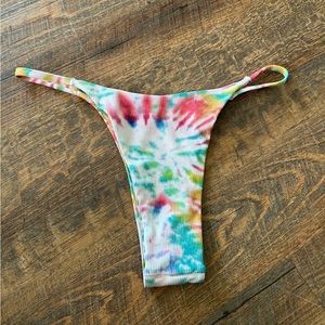 Zaful Tie-Dye Bikini Bottom